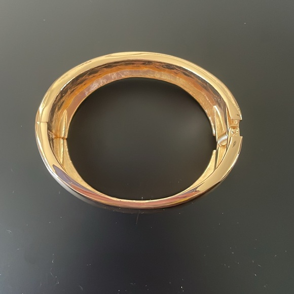 18K Gold Plated Cuff Bracelet- Women - Picture 3 of 7